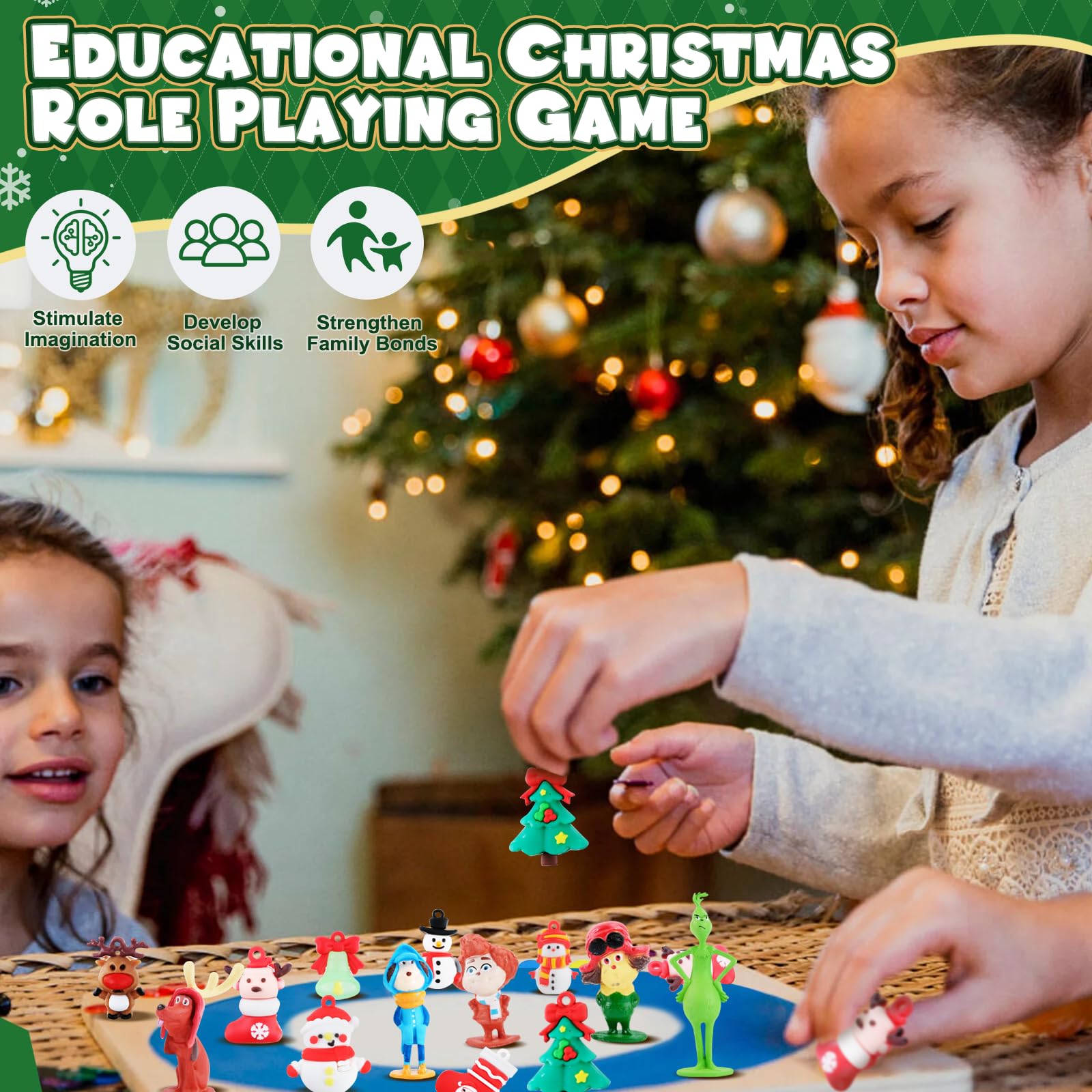 Advent Calendar 2025 Kids, 24 Day Elf Figures Doll Christmas Countdown Calendar 2024 - Image 4