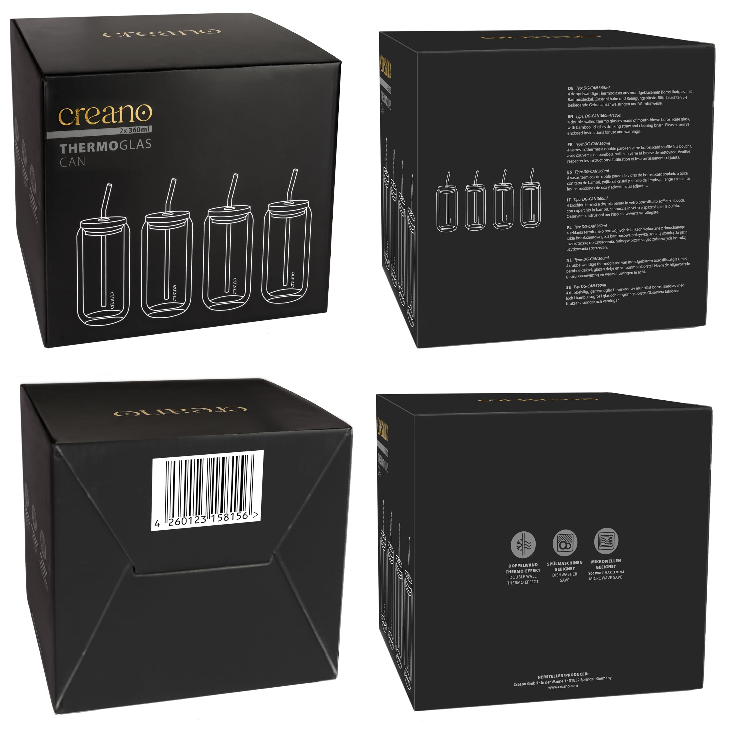 U Şeklinde Şeffaf PET Tek Kullanımlık Kapaklı Bardaklar 360ml Smoothie Meyve Suy
