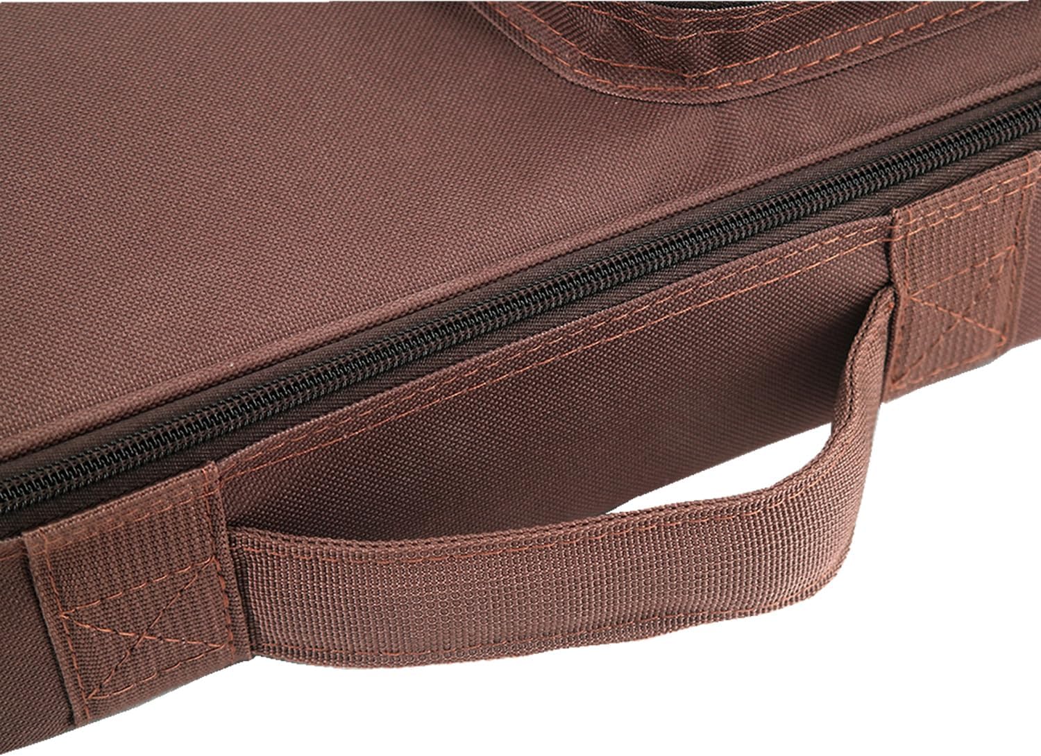 Ukulele Case Bag Soprano26 inches Soft Adjustable Dual Shoulder straps Backpack Case with 0.39 inch Thick Sponge Padding Protective Waterproof Nylon (Light Coffee, 26)