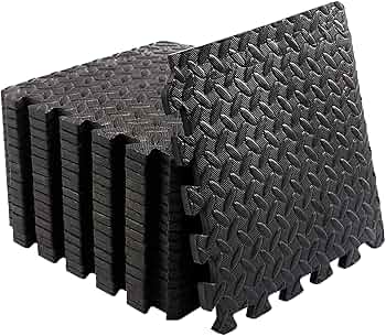 EVAフォームパズルフィットネスマット、スプライシングフロアタイル、ゲームマット Amazon.com: Home Gym Mat, Puzzle Exercise Mat, EVA