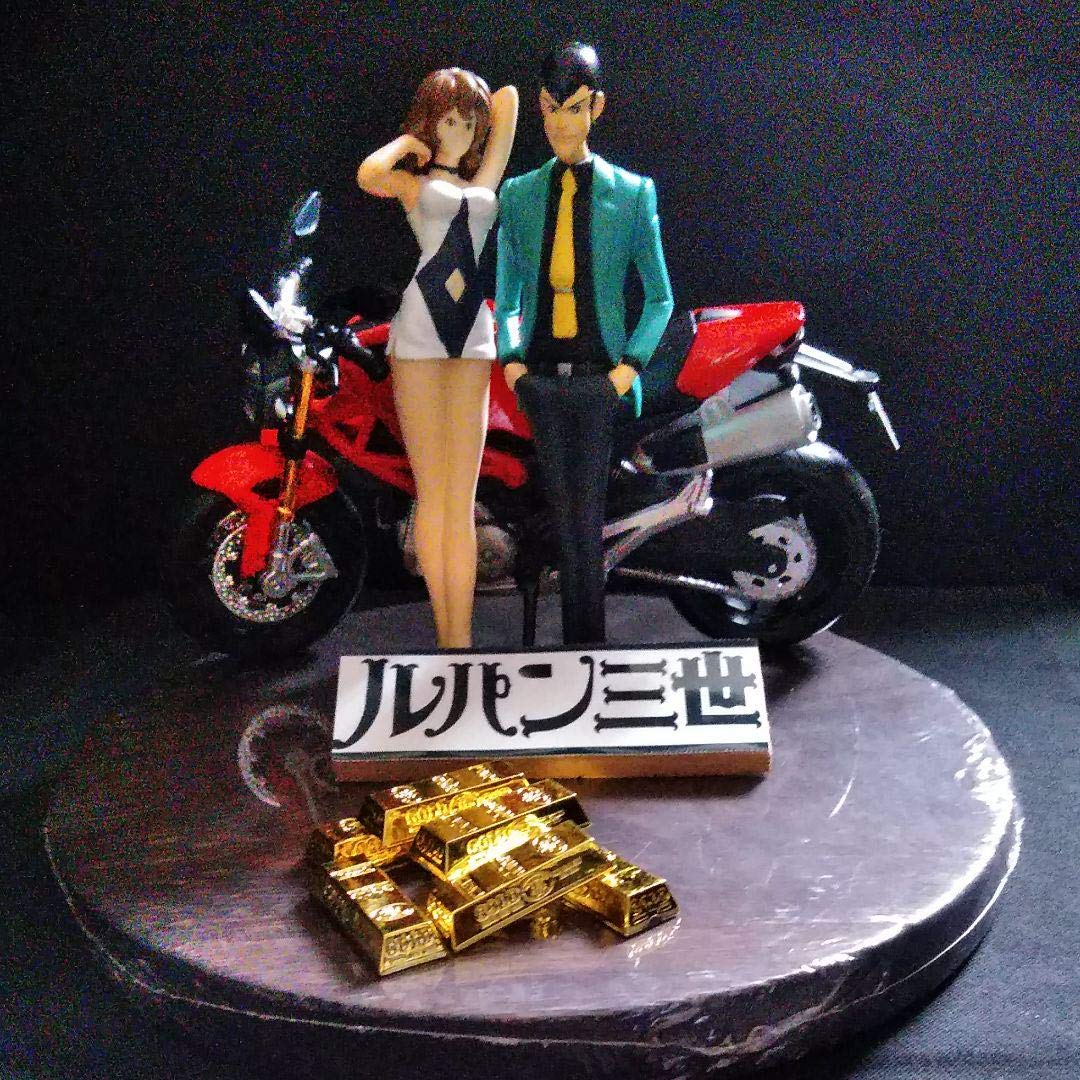 Amazon | オブジェルパン三世峰不二子バイク車フィギュアミニチュア