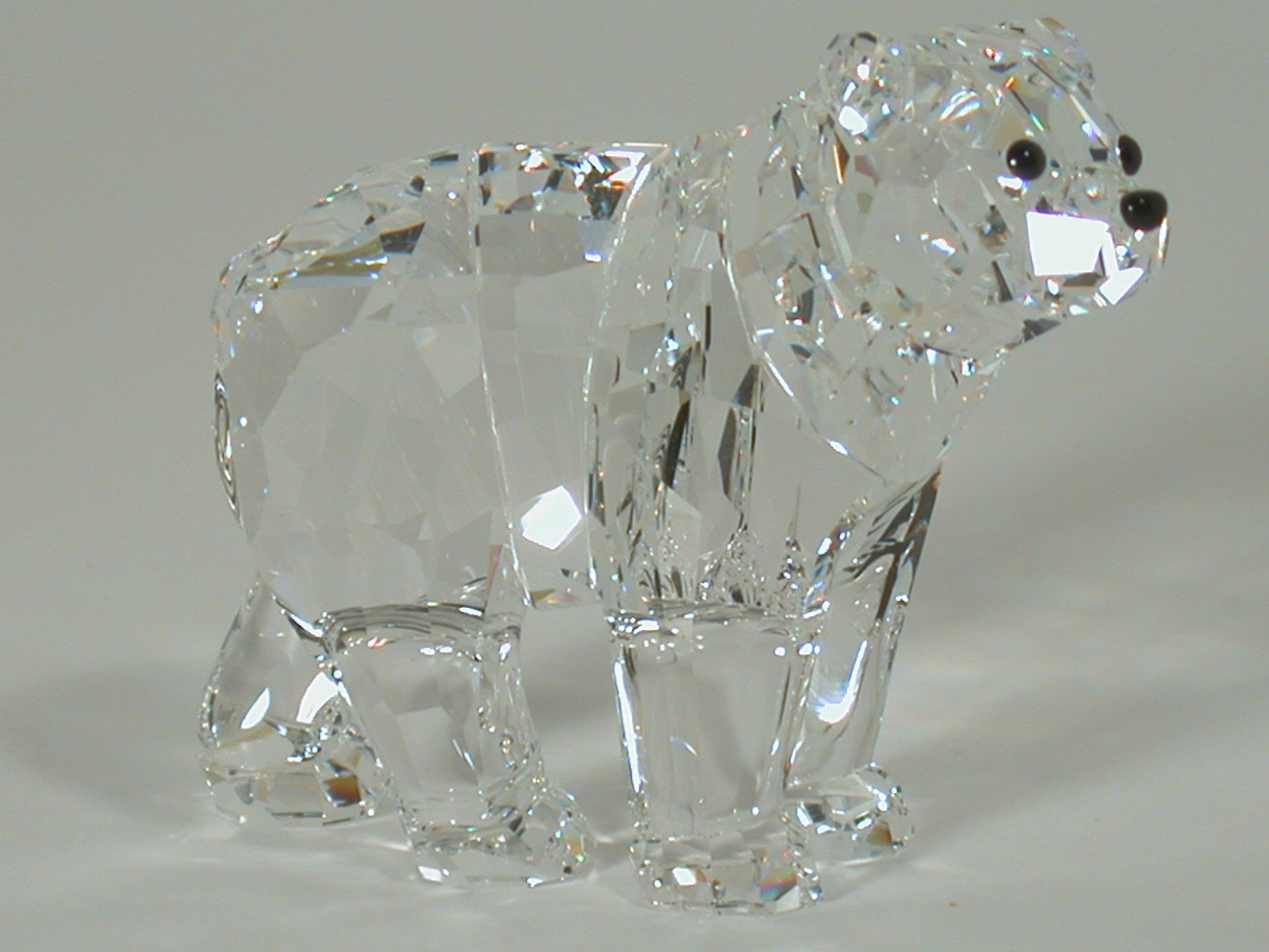 Swarovski Clear Bear Brother 866407 Retired 2010