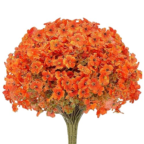 VKIZIKV 12 Bundles Fall Flowers Artificial for Decoration, Artificial Mums