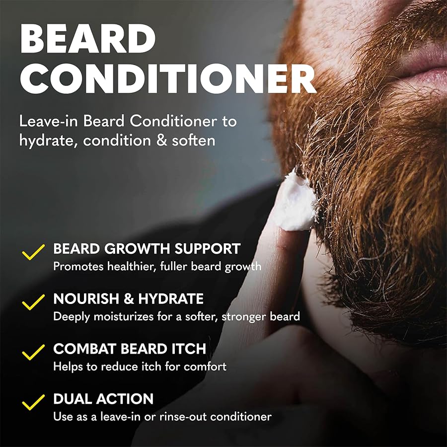 The Beard Club Beard Wash and Conditioner Set – Facial Hair Shampoo & Leave-In Conditioner for Men – Hydrating, Softener Mens Face Wash Grooming Care Gift Kit - image 3