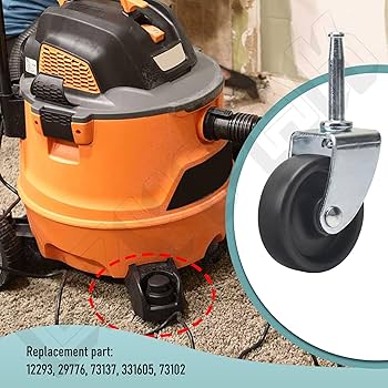 くー Amazon.com: 12293 Wet Dry Vacuum Caster Wheel - Shop Vac