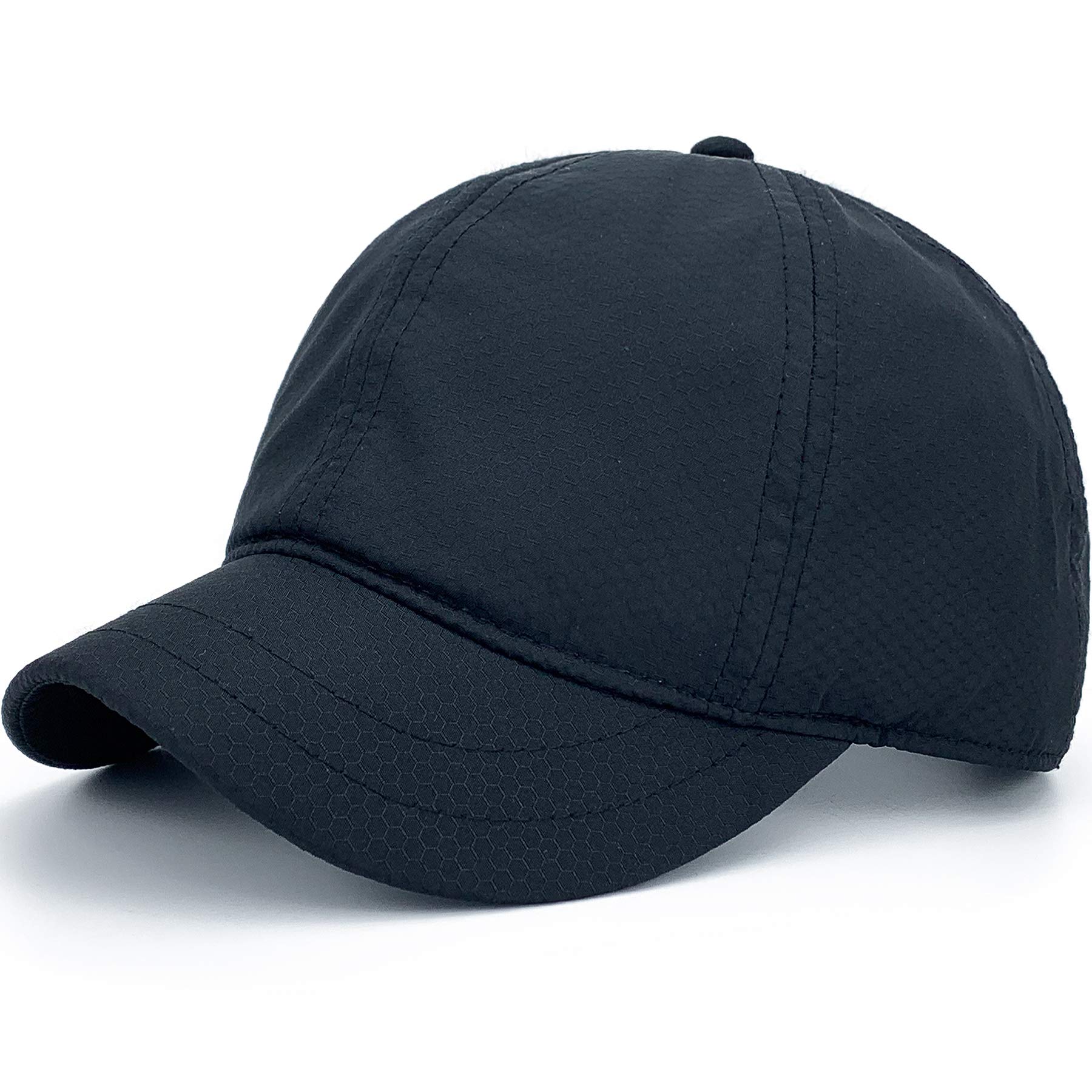 REDSHARKSREDSHARKS Structured Short Bill Hat Quick Dry Short Brim Hat Trucker Baseball Dad Cap