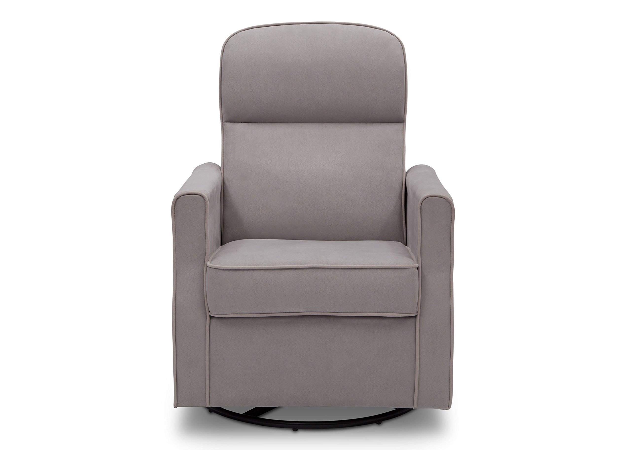Delta Home Slim Swivel Glider, Dove Grey
