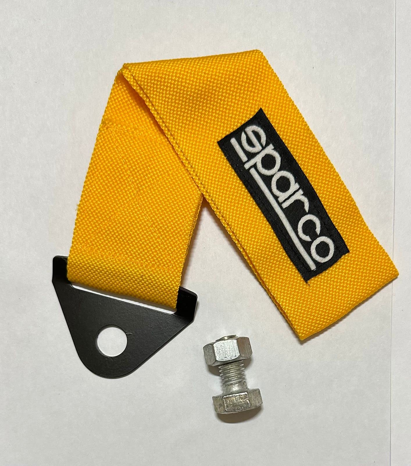 AUTO MT Yellow SPARCO Universal Tow Belt Strap for Cars and Truck.-image-13
