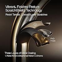 Vista 9 de KOHLER 33631-G-CP Cinq Round Single-Function Filtered Showerhead, Five-Layer Filtration, 1.75 GPM, Full Coverage Spray, Premium Durable