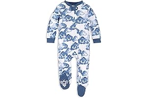 Boys' Organic Cotton Footies and Rompers