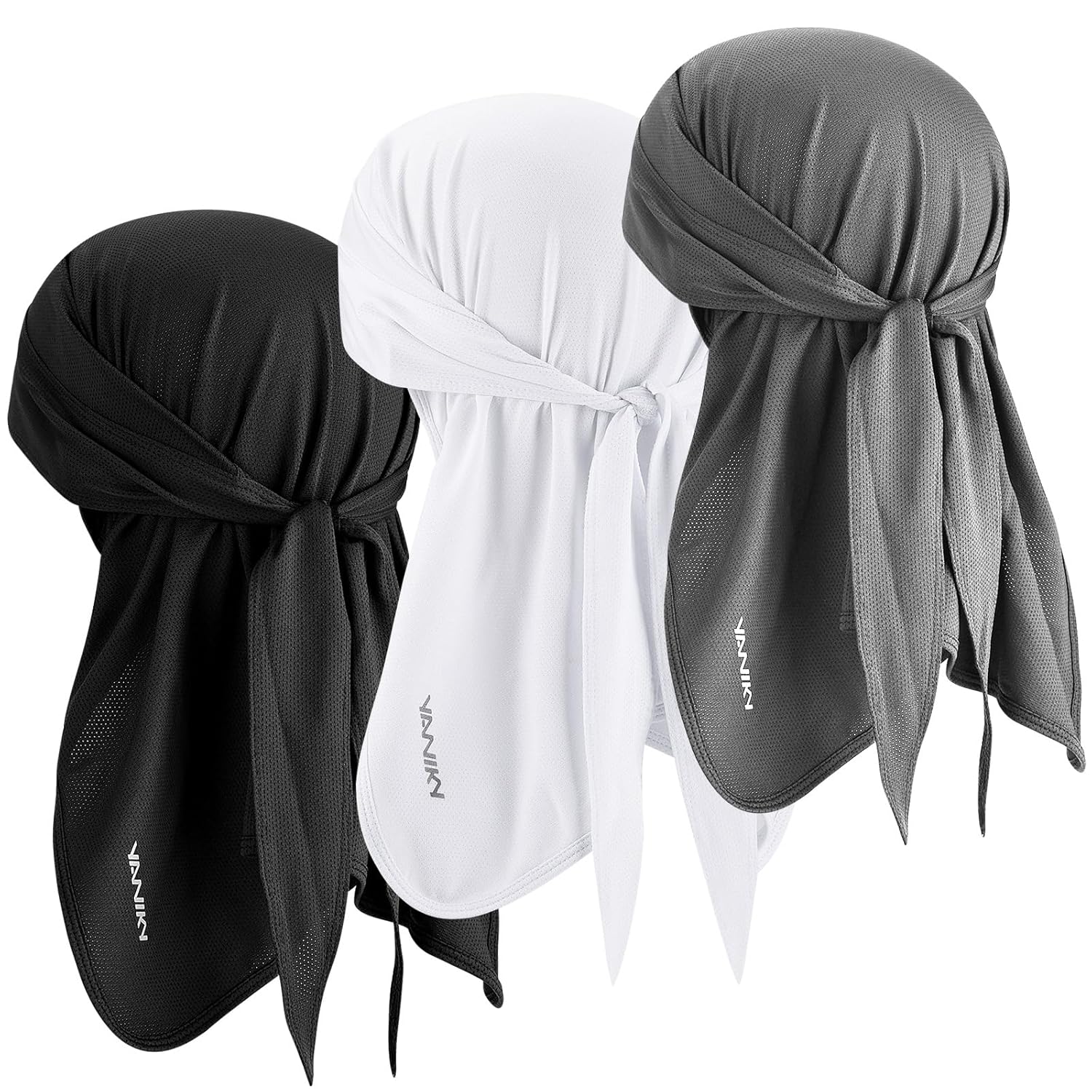 Bandanas Skull Cap for Men Women 3-in-1 Breathable Helmet Liner Neck Widening UV Sun Protection Neck Drape Do