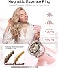 Secador iónico de alta velocidad con infusor de aceite esencial y difusor | Secado rápido de 160K RPM, reduce el daño por calor, 500 millones de iones eliminan el frizz y aumentan el brillo, 3 accesorios para todo tipo de cabello (Sakura) 7