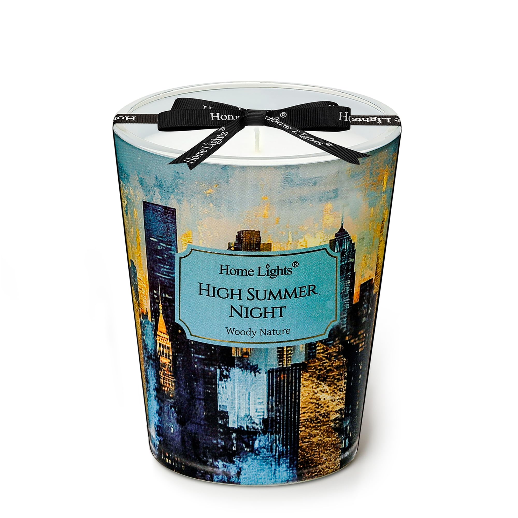 Home Lights High Summer Night Scented Candles, 6.7oz Soy Candles Industrial Chic Candle Jars, Ideal Candle Gifts for Events, Home Decor Stress, Relief &amp; Relaxation
