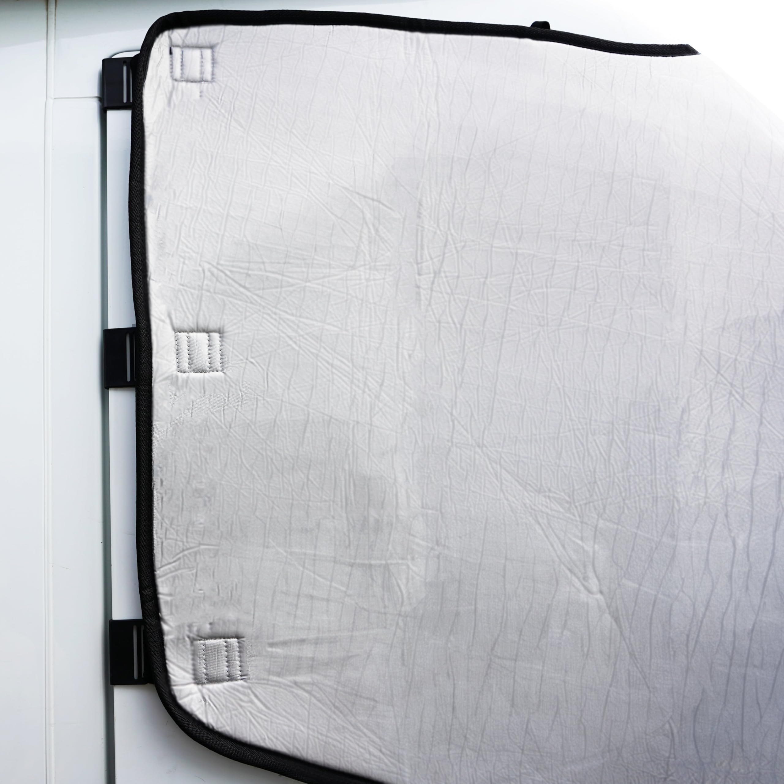 CUBIERTA PARABRISAS Autocaravana Protección Térmica Externa | IMPERMEABLE Y AISLANTE | Ventana c/cremallera | Bolsillos Almacenamiento | Bolsa de Transporte | Compatible c/variedad de autocaravanas