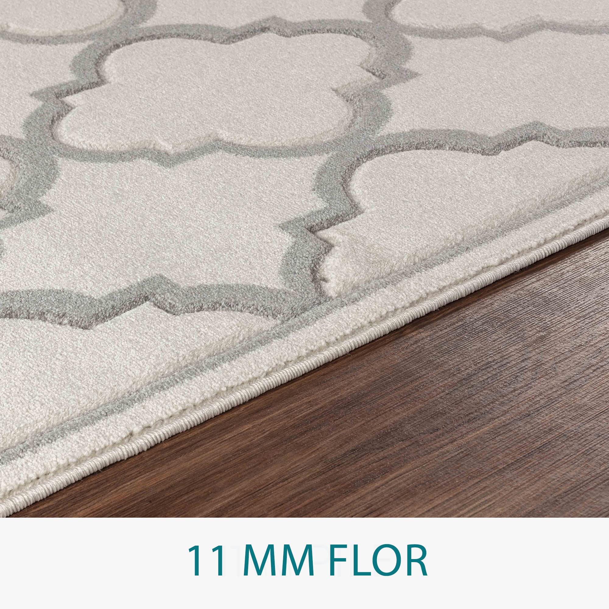 Surya Mombasa Geometrisch tapijt - Scandi vloerkleden voor woonkamer, eetkamer, keuken - neutraal, Azteekse abstracte tapijten - boho-tapijtstijl, onderhoudsvriendelijk pool - groot vloerkleed 120 x