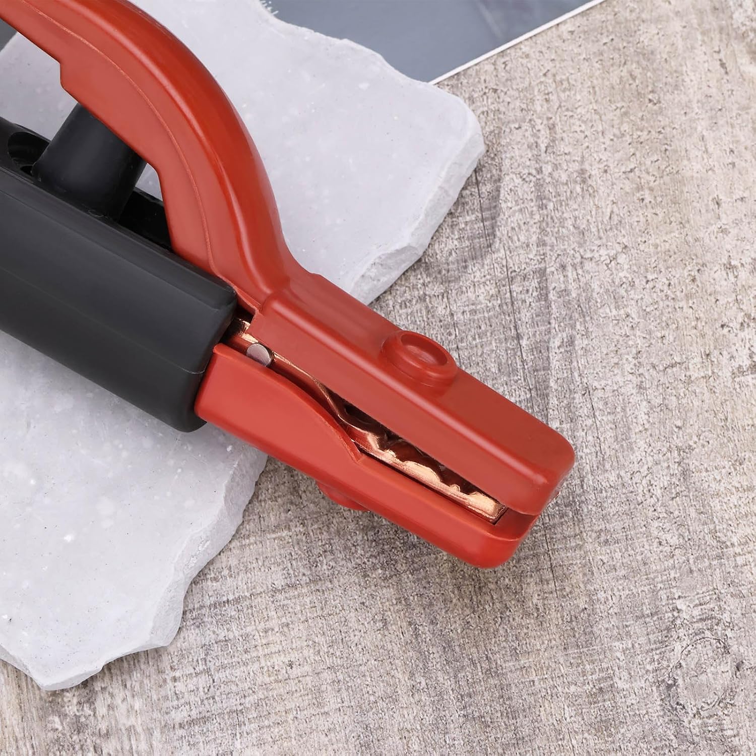 SING F LTD 1PC American Heavy Duty Pure Copper Welding Clamp Current Capacity 500A Scope Of Use Welding Grounding Grounding Clamp Welding And Cutting Tools
