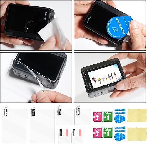 Miniatura 8 de CYNOVA Protector de pantalla para Insta360 Ace Pro, vidrio templado ultra transparente Insta 360 Ace Pro con protector de lente Insta 360 Ace Pro