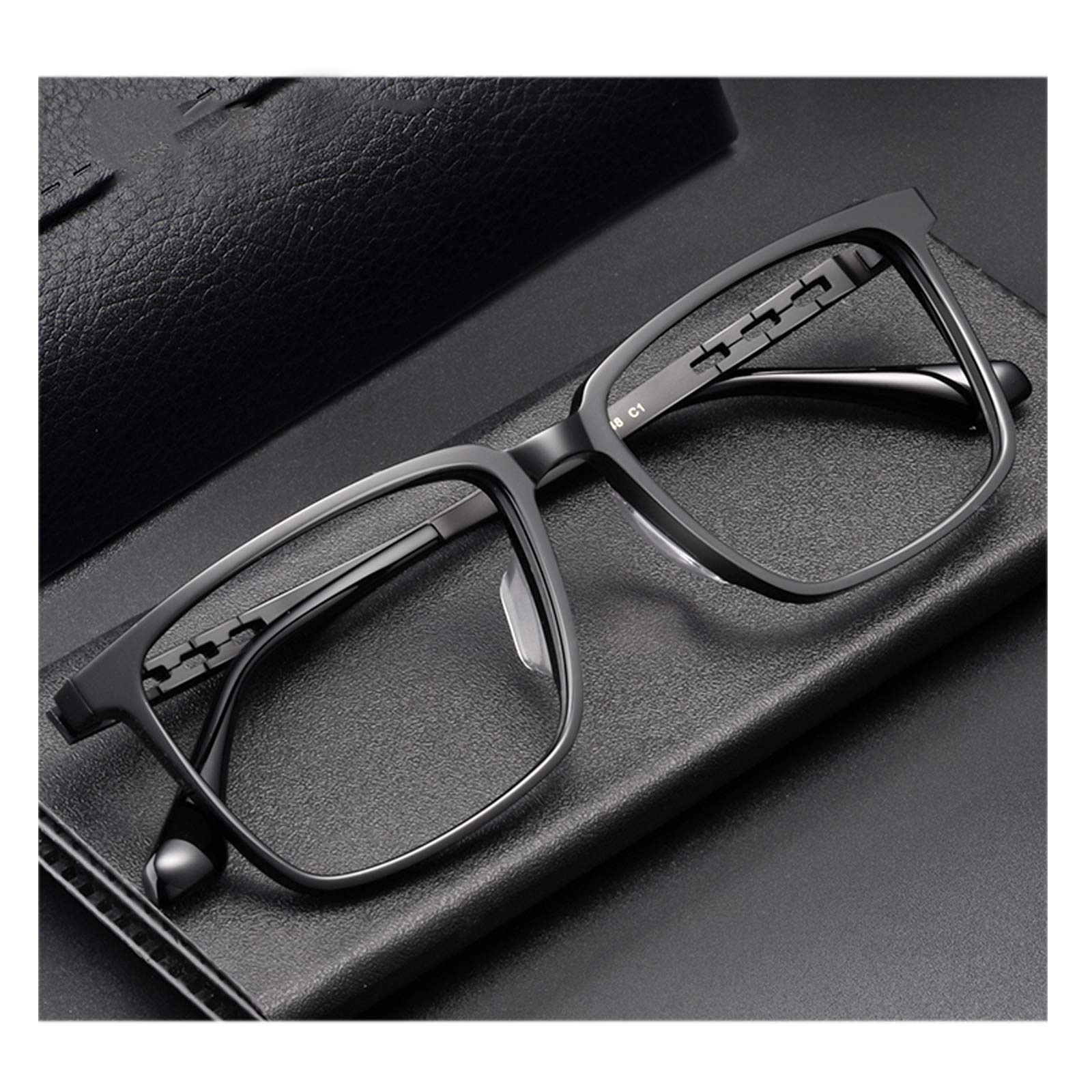 Antyrefleksyjne okulary do czytania z czystego tytanu dla mężczyzn, antyrefleksyjne Hd męskie okulary ochronne niebieskie światło blokujące komputerowe Vintage unisex mężczyźni kobiety do ochrony przed promieniowaniem UV UV Eye Fatigue