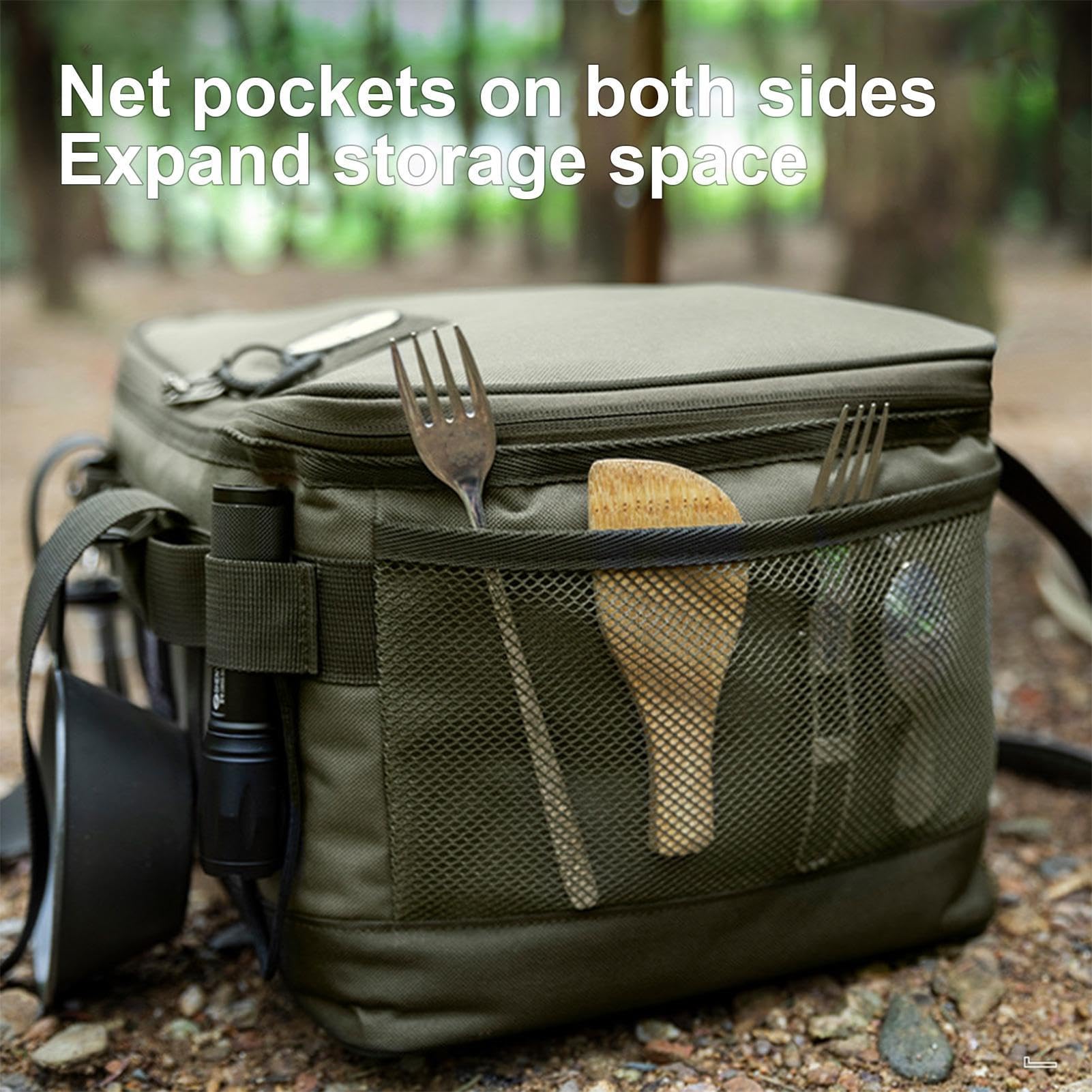 Borsa organizer da viaggio, 25 x 20 cm, borsa per attrezzi da campeggio