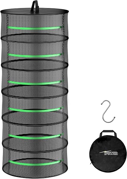 iPower 2ft 6-Layer Foldable Herb Mesh Dry Rack