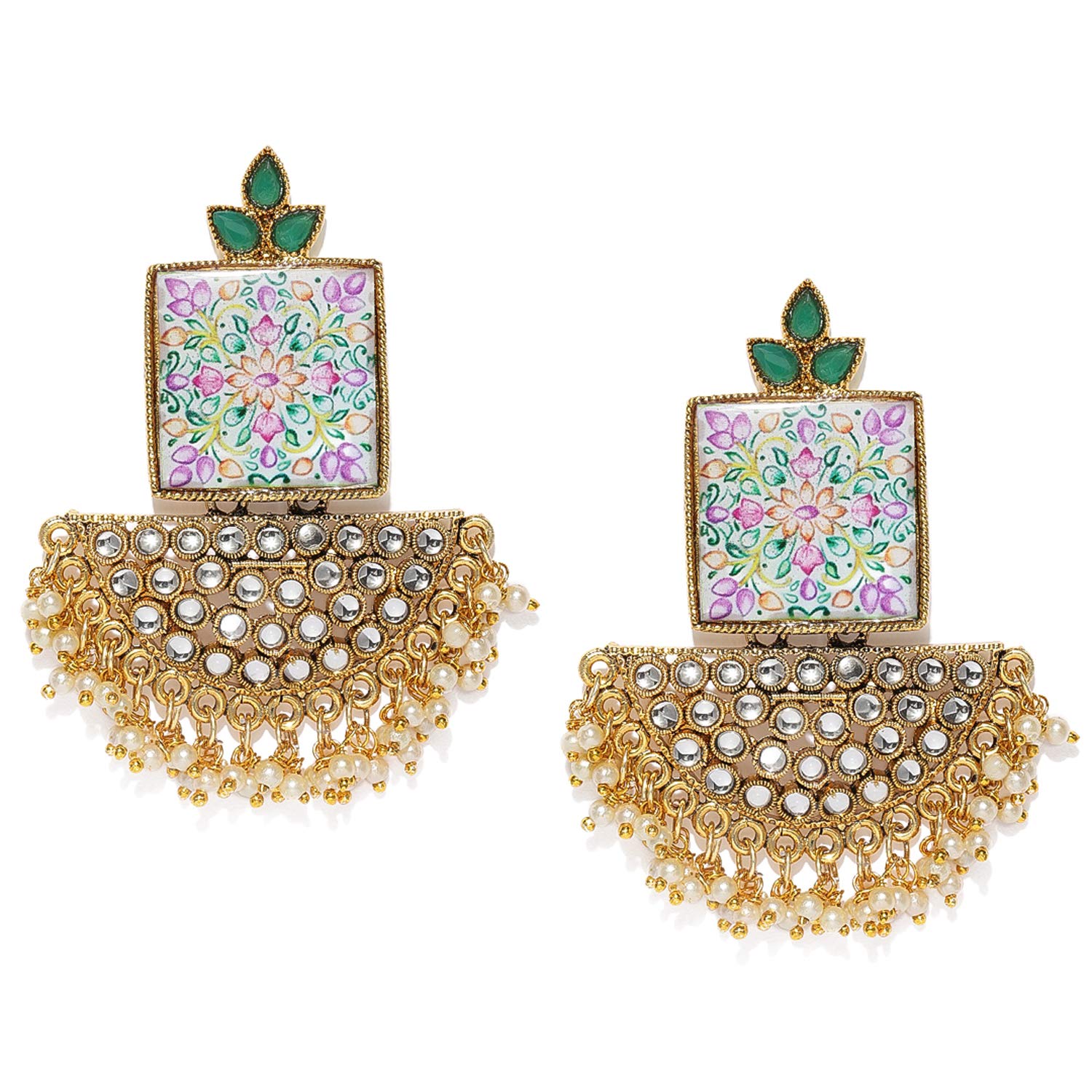 See full amazon price history chart for Sukkhi Astonish Gold-plated Pearl Chandelier Earrings for Women (Multi-colour) (E83487) Sukkhi Astonish Gold-plated Pearl Chandelier Earrings for Women (Multi-colour) (E83487) (B0861PRX1R) Amazon Price History, Amazon Price Tracker