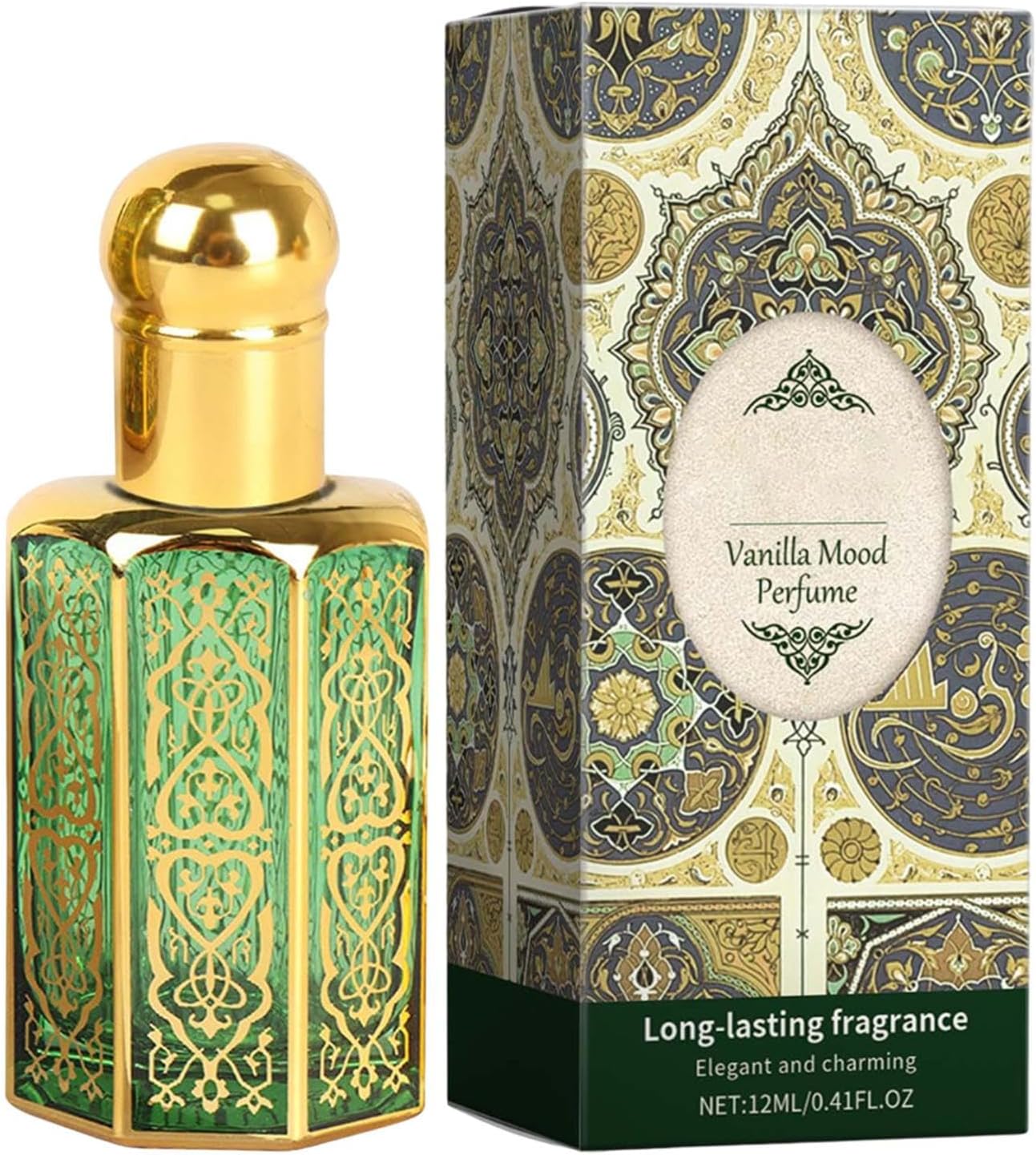 Arabo affascinante, orientale elegante, personale sostenibile, olio sofisticato, esotico moderno, stile unisex raffinato, raffinata profumeria di ispirazione mediorientale.