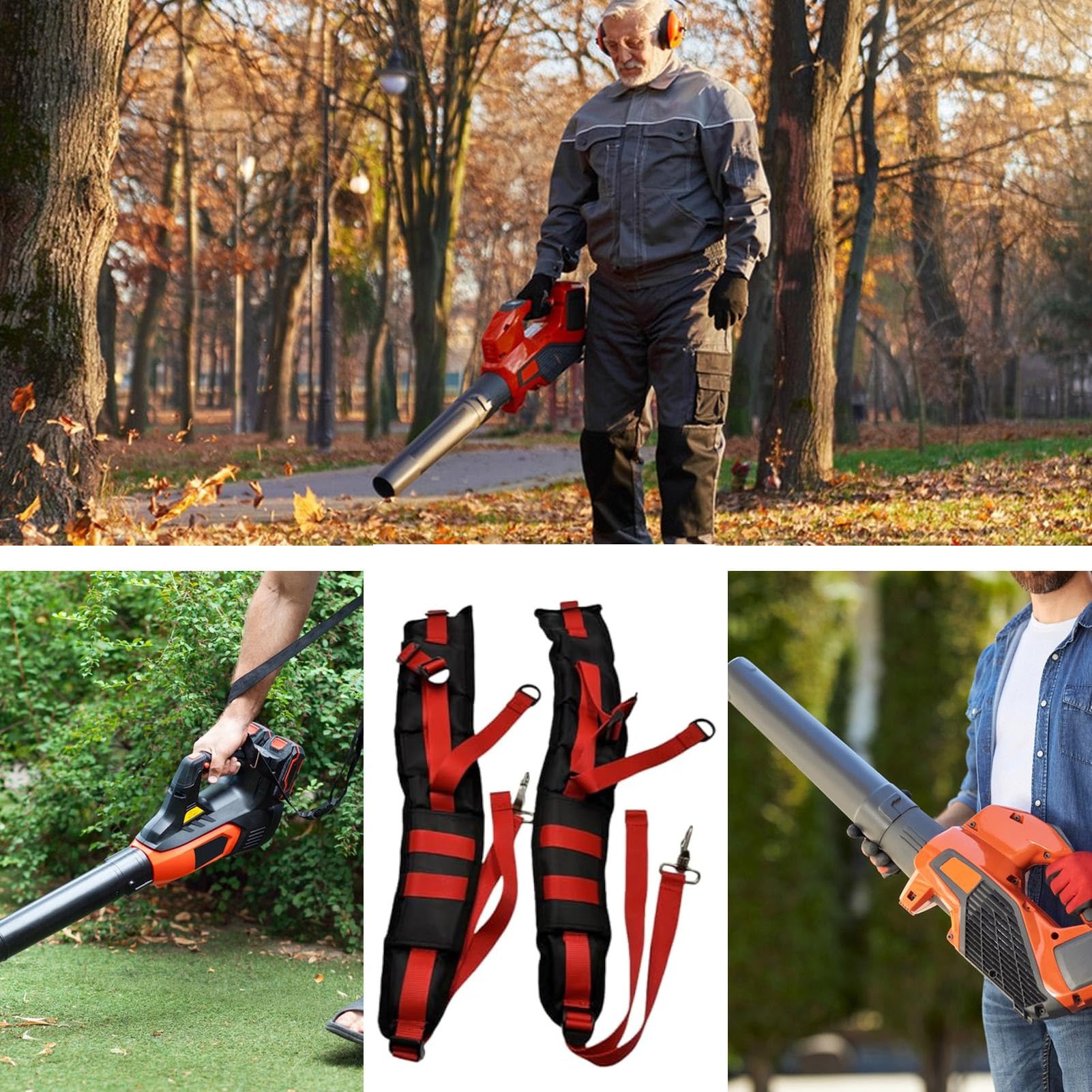 Cinghie Per Spruzzatore A Zaino,Pezzi di Ricambio Resistanti in Tela Oxford - per Imbrago Soffiatore a Zaino,Per Tosaerba, Idropulitrici, Lavori Di Giardino, Garage E Giardiniere