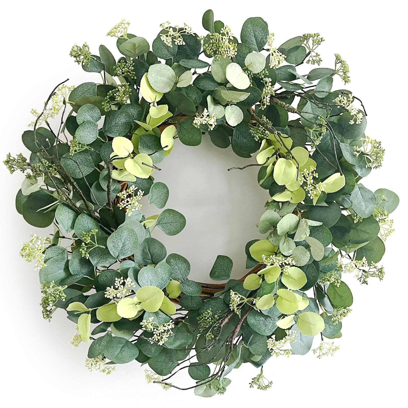 Amazon.com: 24 Inch Spring Wreath for Front Door, Spring