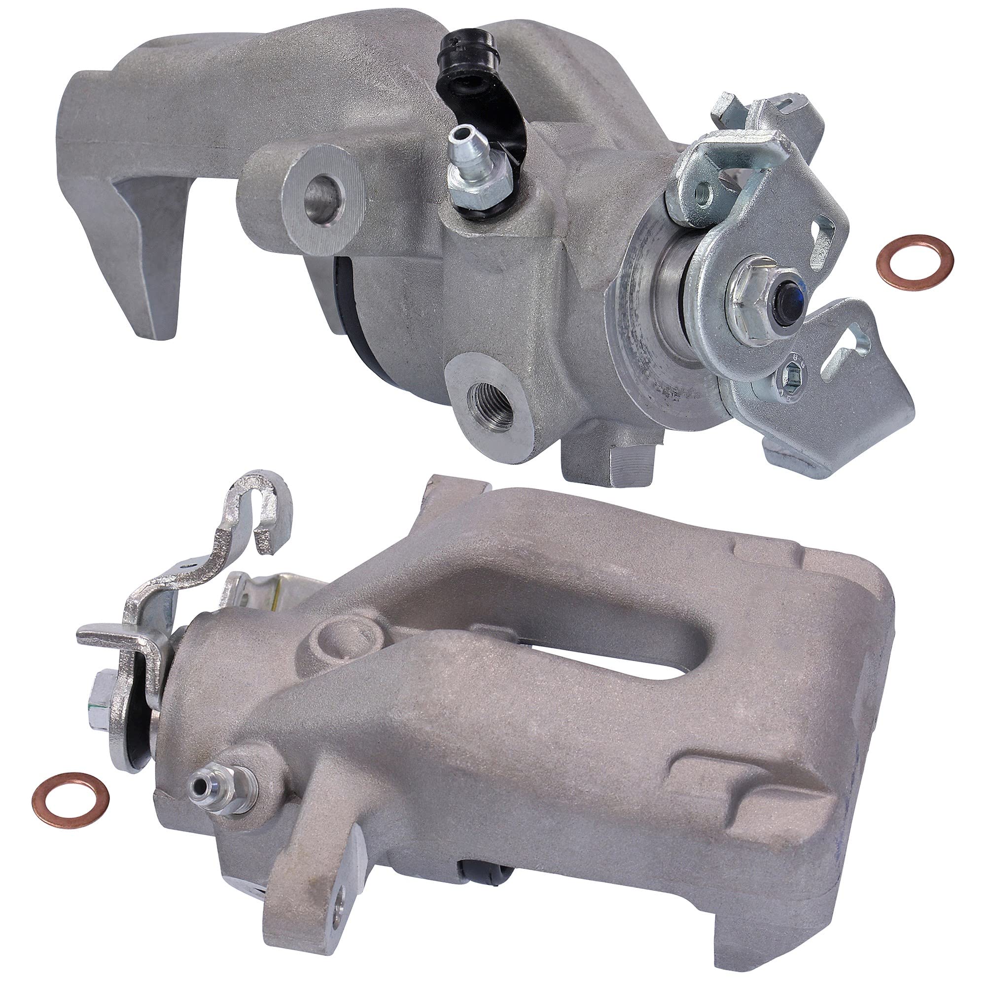 ATEC Germany 2x pinza freno posteriore destra e sinistra pinza freno a pugno, compatibile con CITROËN C4 Coupé (LA_), C4 I (LC_) PEUGEOT 307 (3A/C) (3E) (3B) (3H)