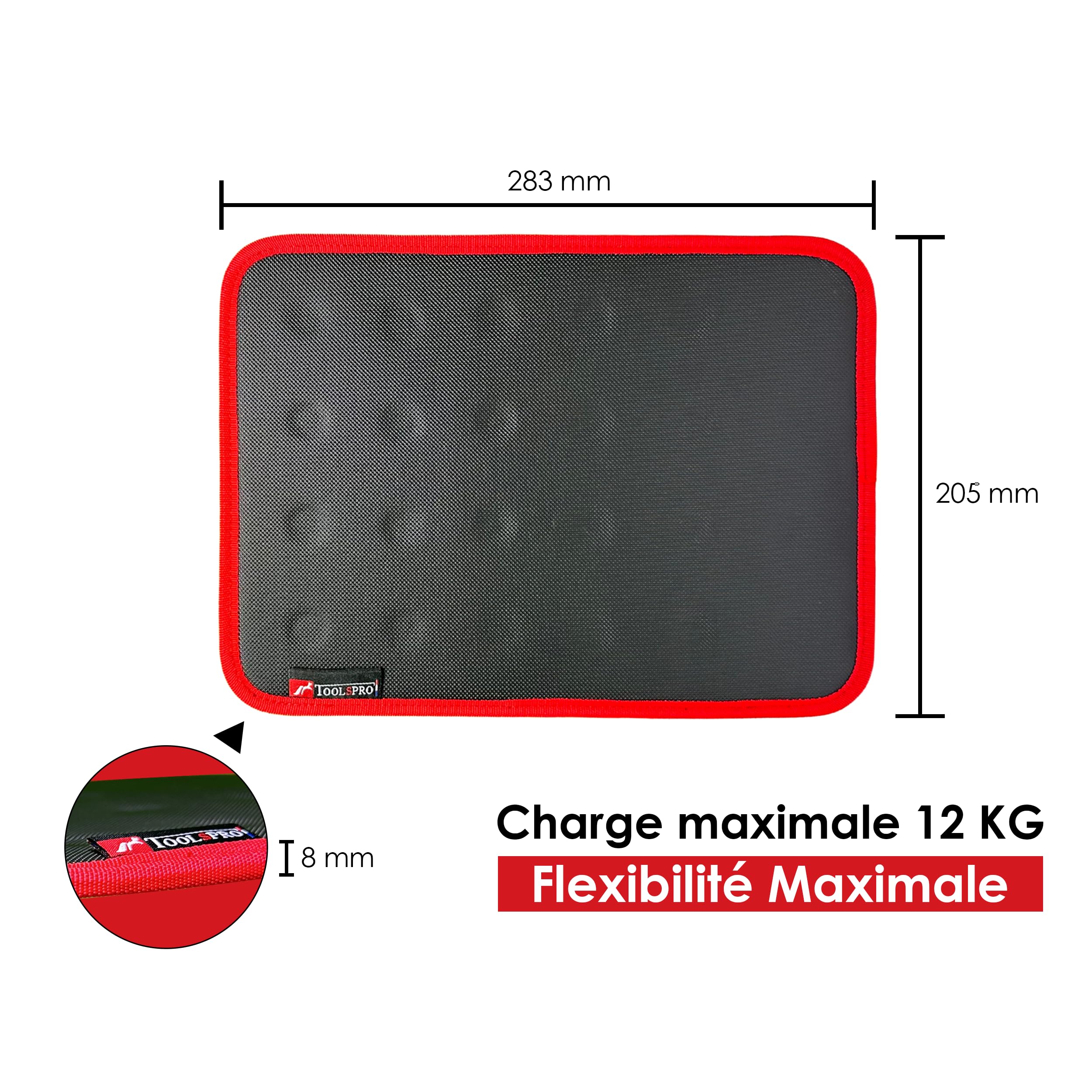Tapis Magnétique pour Outillage Double Face Flexible Aimants Puissants Néodyme Atelier Garage Mécanique Auto Bricolage