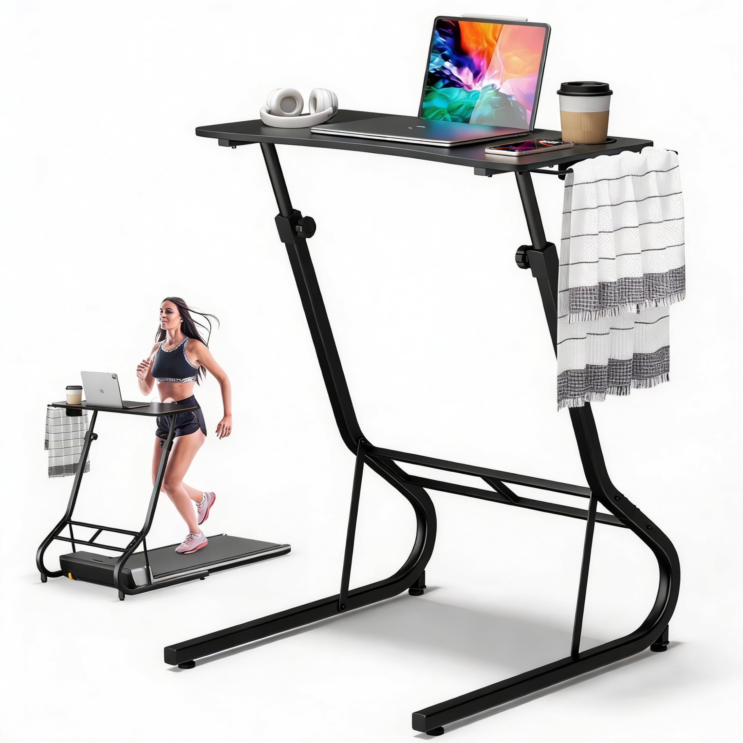 Amazon.com: GRLEAF Adjustable Height Standing Desk for Walking Pad