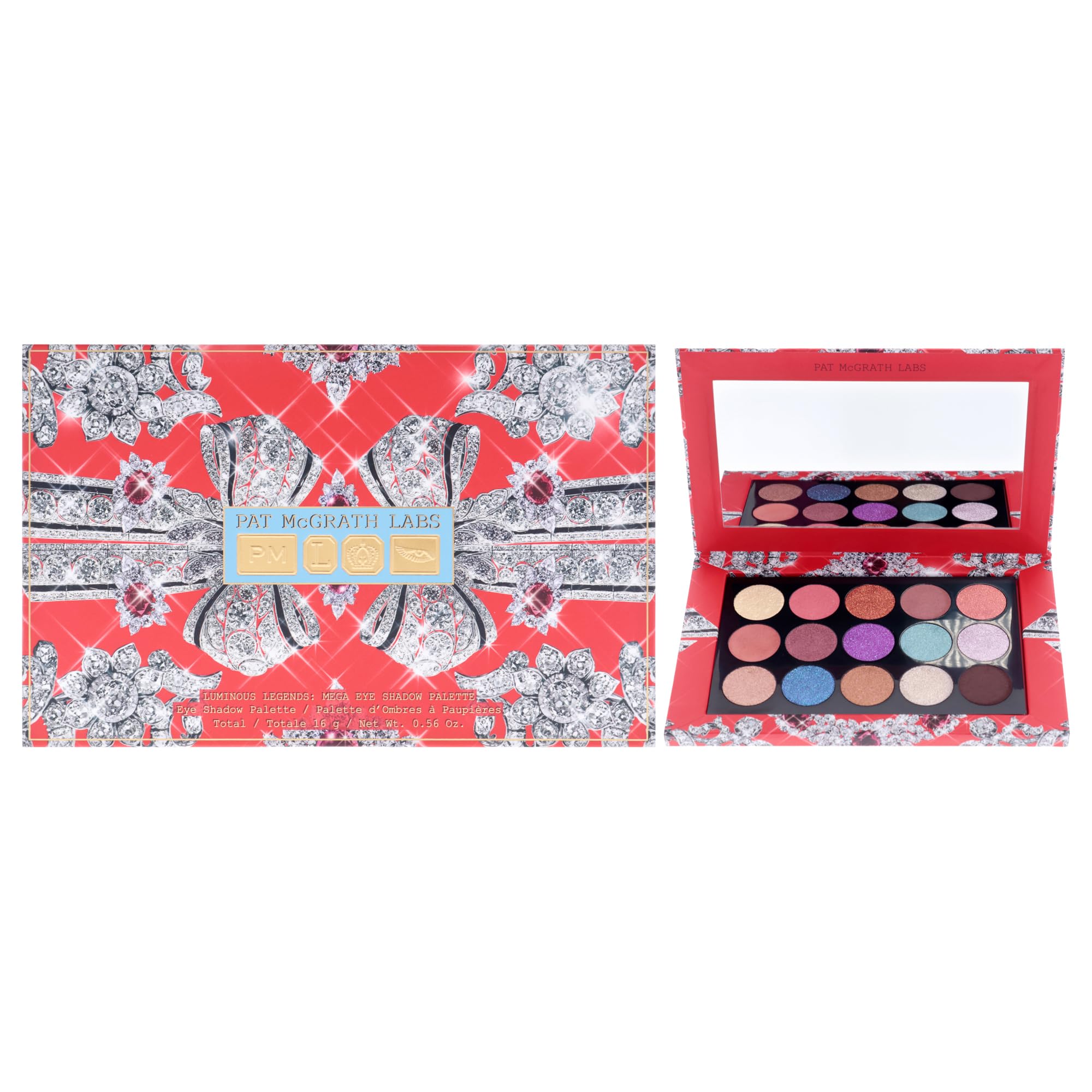 Amazon.com : Luminous Legends Eye Shadow Palette - Mega by Pat