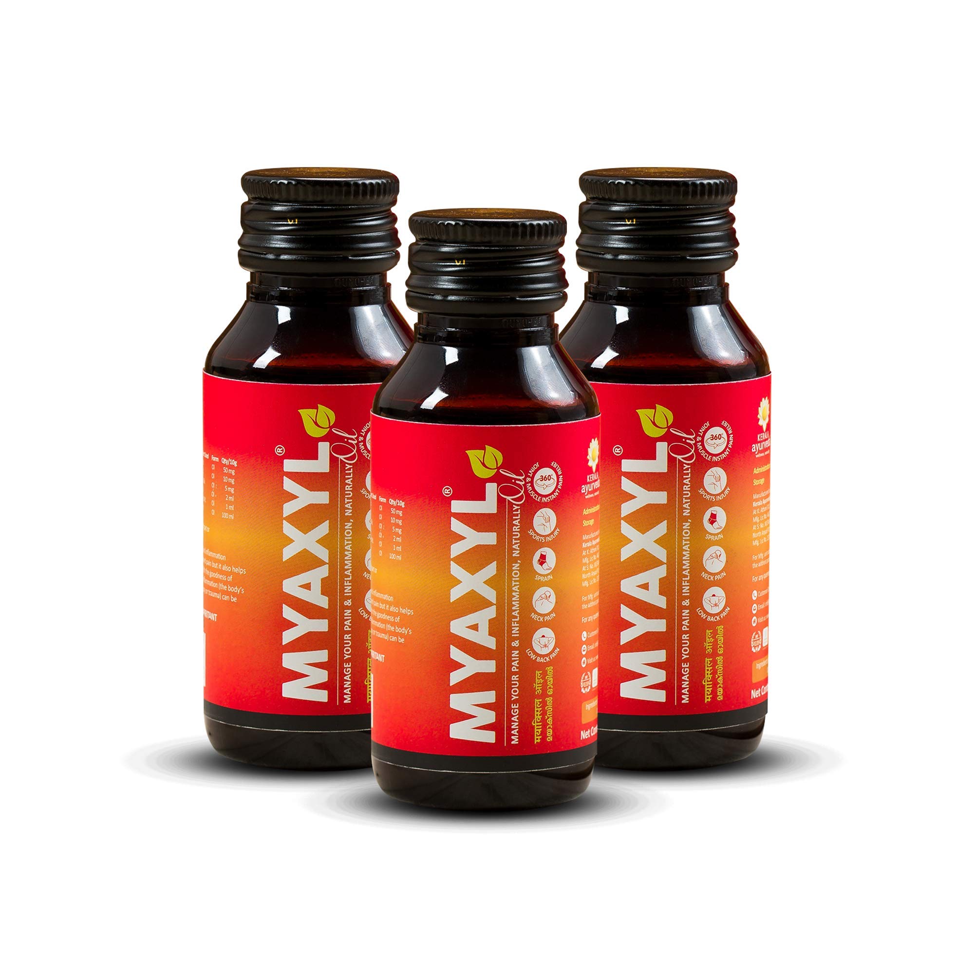 See full amazon price history chart for Kerala Ayurveda Myaxyl Ayurvedic Pain Relief Oil - 60 ml | Instant & Long-Term Pain Relief from Joint, Muscle, & Back Pain, Sprains, Sports injuries | Helps Ease Arthritis Pain (Pack of 3) Kerala Ayurveda Myaxyl Ayurvedic Pain Relief Oil - 60 ml | Instant & Long-Term Pain Relief from Joint, Muscle, & Back Pain, Sprains, Sports injuries | Helps Ease Arthritis Pain (Pack of 3) (B07L8932JP) Amazon Price History, Amazon Price Tracker