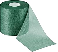 Vista 14 de Nuanchu Cinta atlética previa a la envoltura de 30 yardas, cinta de espuma atlética para cabello, fútbol, deportes, muñecas, codos, rodillas y Blanco