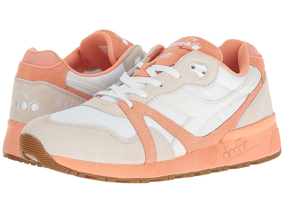 

Diadora N9000 III (White/Peach Pink) Athletic Shoes