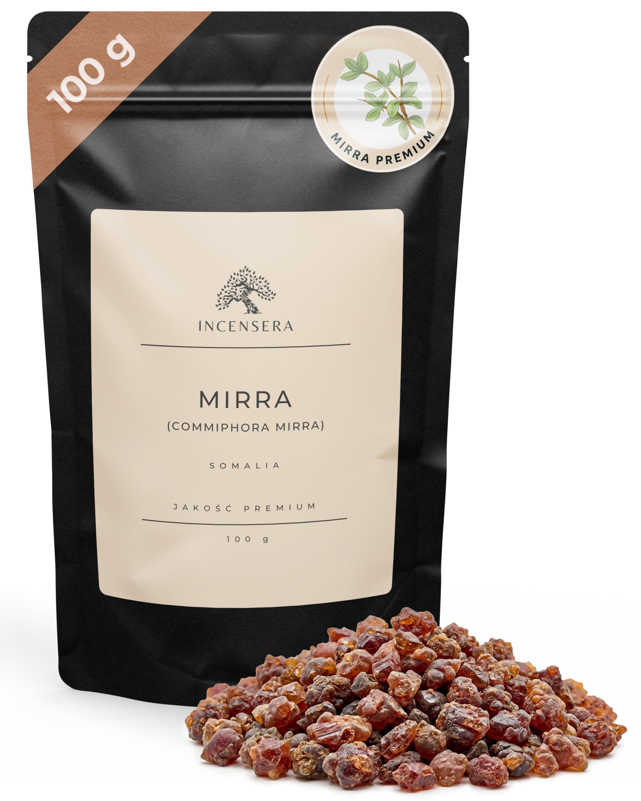 Incensera Mirra do Palenia, Kadzidło, 100 g, żywica Drzewna, Kadzidełko, Kadzidło Naturalne