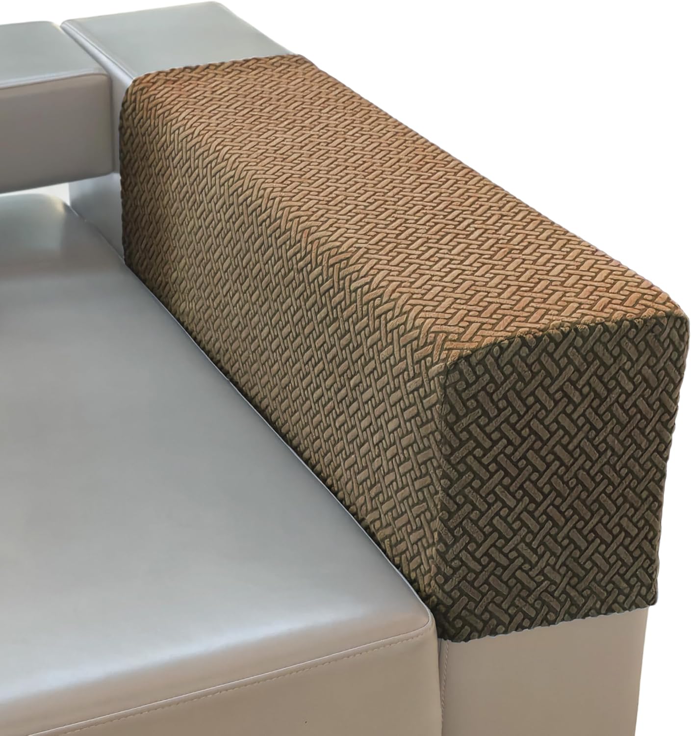 Couch Arm Covers for Sofa, Armrest Armchair Covers Stretch Recliner Chair Slipcovers, Set of 2 (Gray, Large)