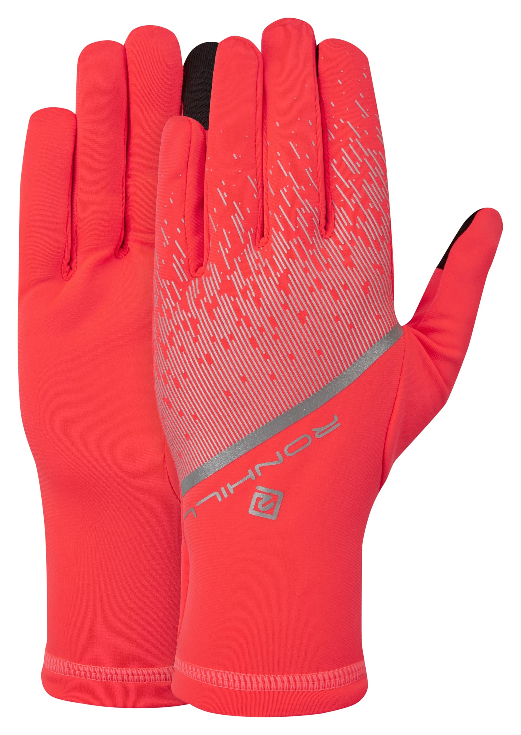 Ronhill Running, Reflect Glove, Hot Coral/Reflect, L
