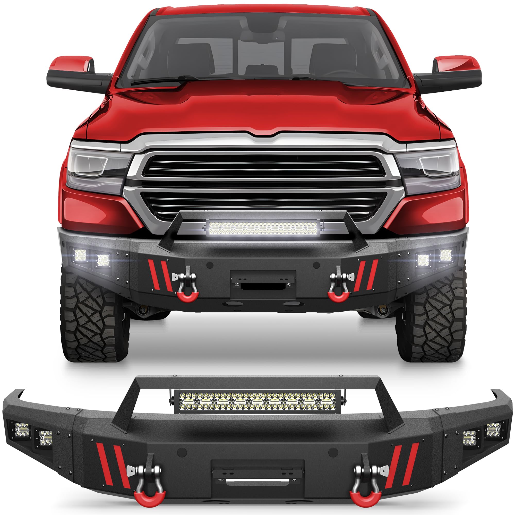 Front Bumper Compatible with Dodge Ram - dodge ram 1500 front bumper