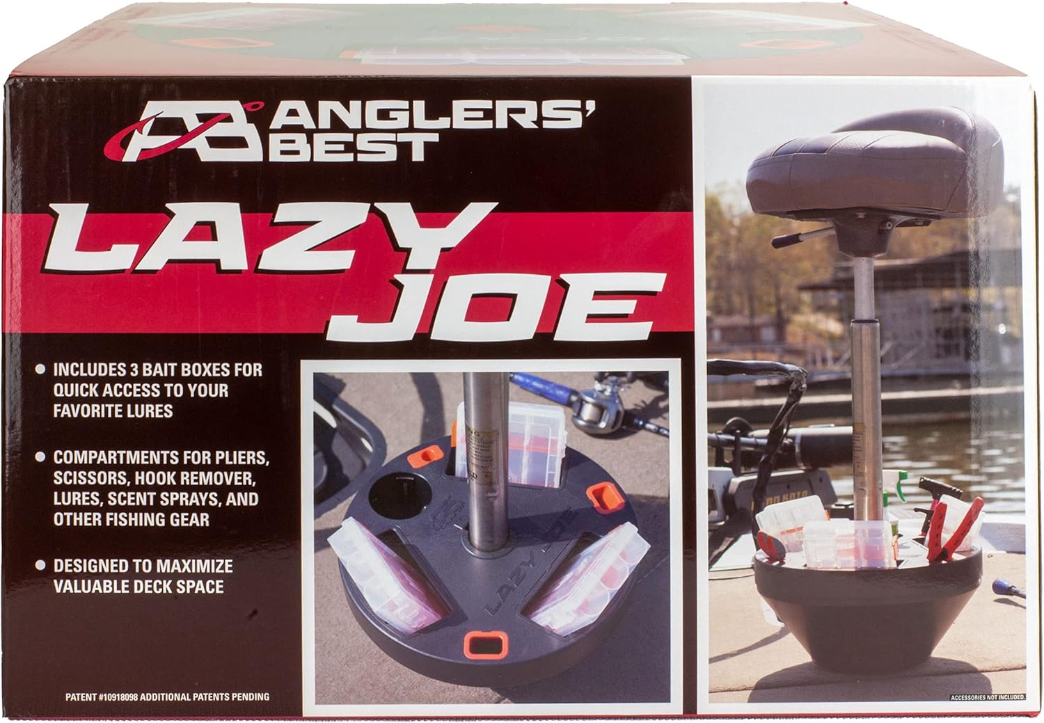 Angler's Best Lazy Joe Fishing Tackle Box and Accessory Holder : Sports & Outdoors