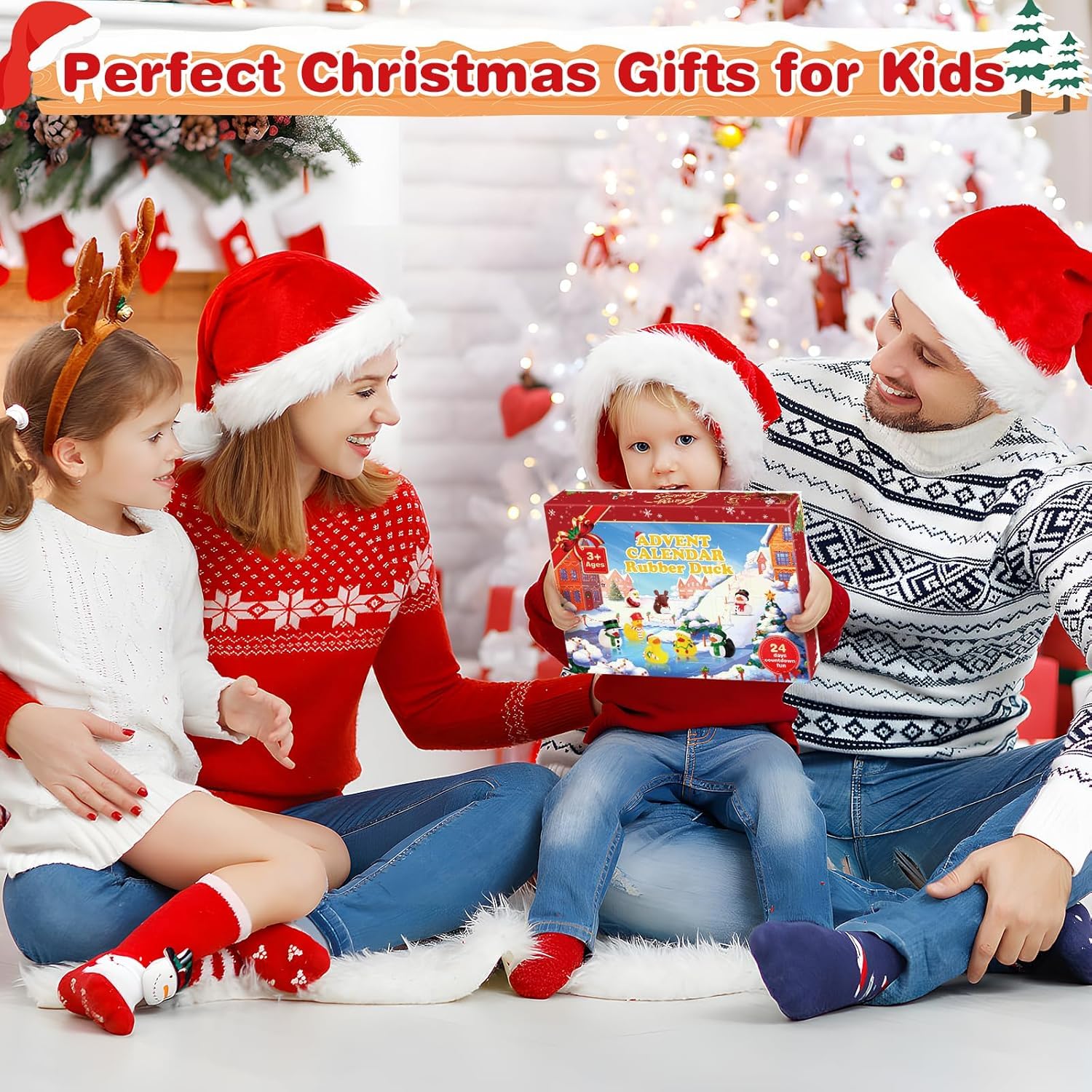 Calendario de Adviento 2025 para Niños con Patitos de Goma para el Baño, Juguetes para Niños, Niñas y Bebés, Regalos para Fiestas de Navidad y Pequeños Regalos — view 7