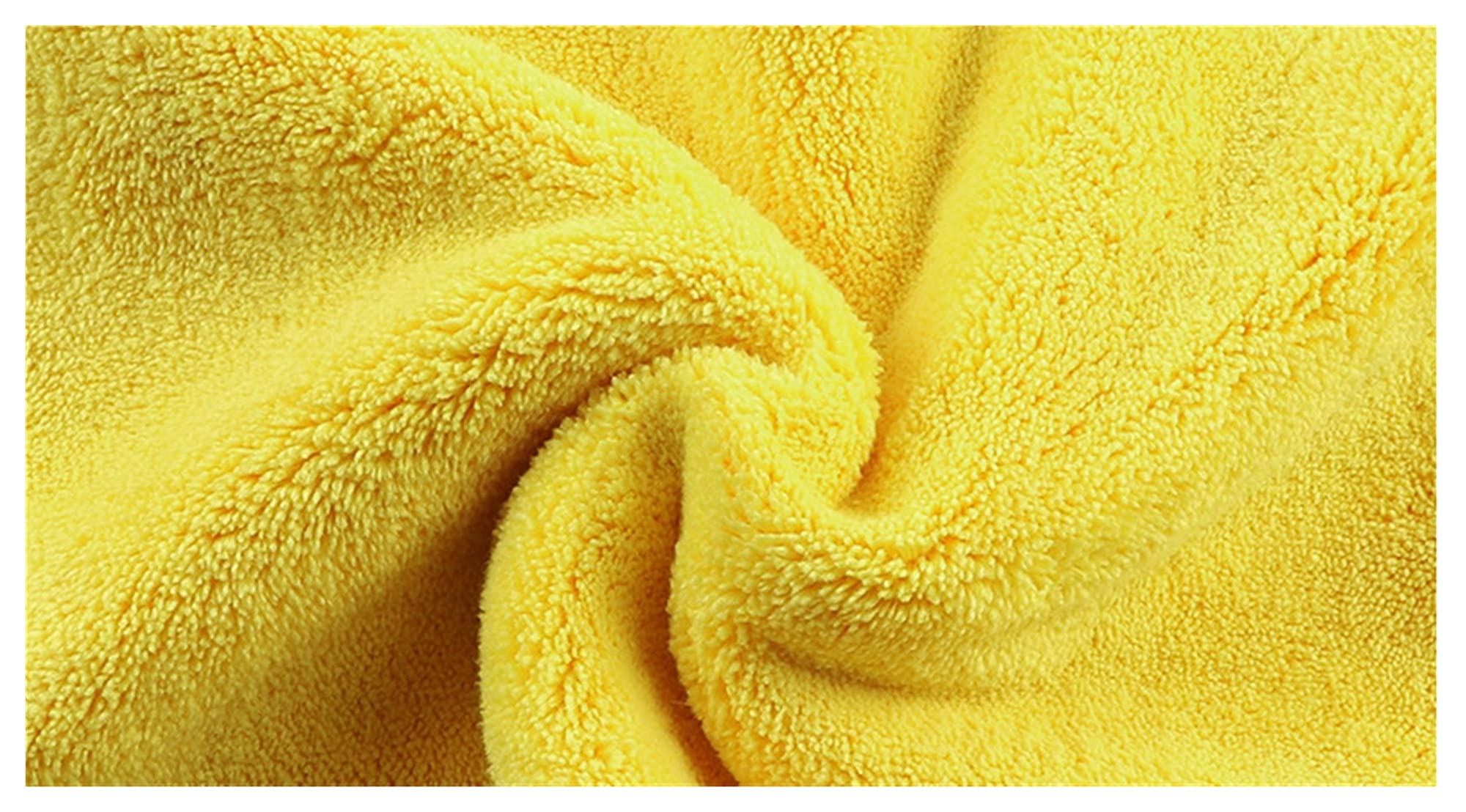 asciugamano asciutto Asciugamano in microfibra per autolavaggio extra morbido Panno per la pulizia dell'auto Asciugatura per la cura dell'auto Asciugamano per lavaggio auto (Color : Gold) (Gold)