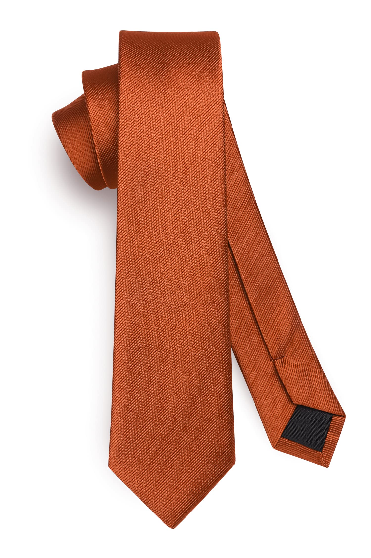 Sponsored Ad – HISDERN Skinny Tie Solid Color 6cm Slim Ties for Men Wedding Classic Formal Business Necktie