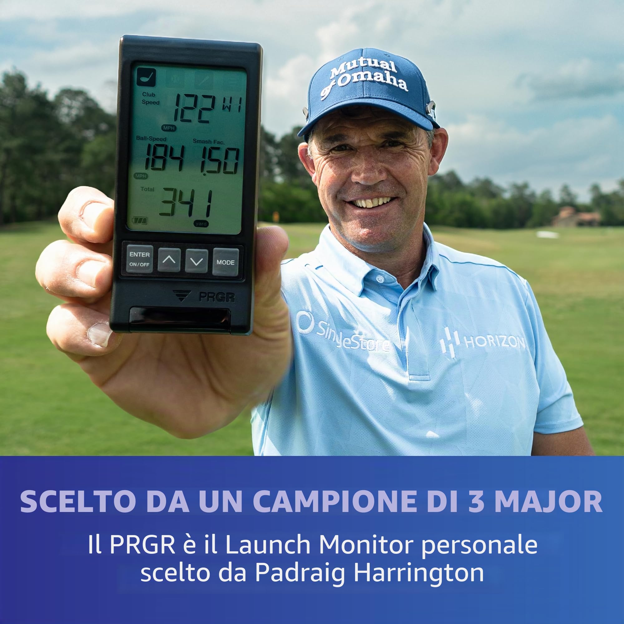 PRGR Monitor portatile per il lancio del golf