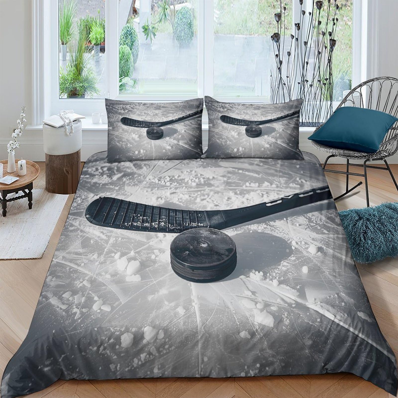 Ctjqhvkz Style-2 3D Printed Bed Cover Microfiber Soft Touch For Bedroom And Guest Room, Anti-Slip Mattress Protection, Easy To Wash And Maintain, Modern Aesthetic Decor Single（135X200cm）