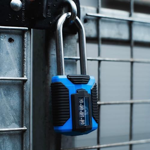 Miniatura 8 de Squire Candado resistente (CP50)  Grillete de acero más resistente  Candado de combinación de 4 ruedas  Acero aleado para resistencia a la corrosión