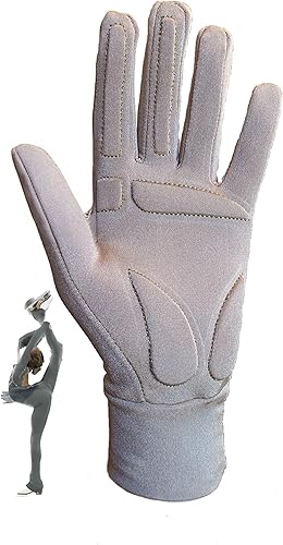Miniatura 9 de Guantes de patinaje artístico con almohadillas de gel, protección de palma para competición de práctica