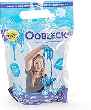 Steve Spangler Science 858520 Oobleck Mix, 16 oz Powder Packets, Blue Slime – Science Kits for Kids, Safe, Non-Toxic, Environmentally Friendly, Encourages Creative STEM Learning for Classrooms or Home
