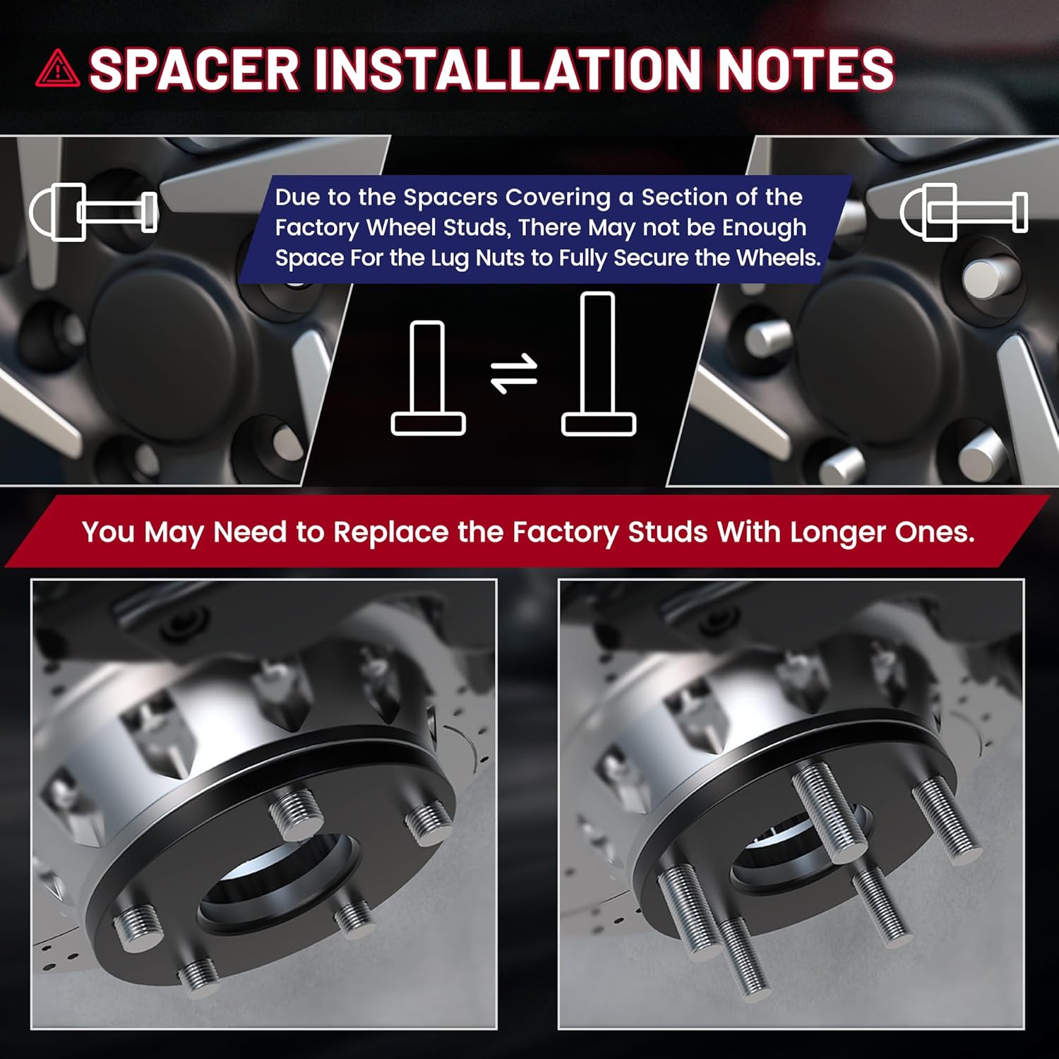 6x5.5 Wheel Spacers 12mm Hubcentric Compatible for Chevy Silverado 1500 1999-2022, Suburban 1500 2000-2013, Sierra 1500 2007-21, Yukon 2007-22 Escalade 99-21 (2pc 78.1mm M14x1.5)