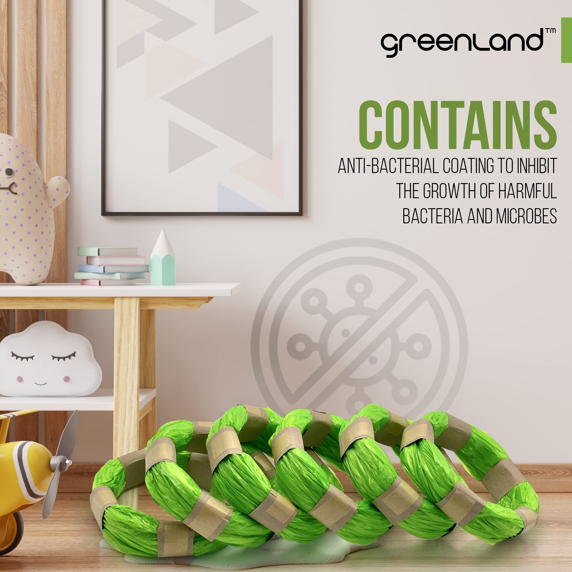Greenland Anneaux de Recharge Tommee Tippee Twist & Click Simplee Sangenic Lot de 6